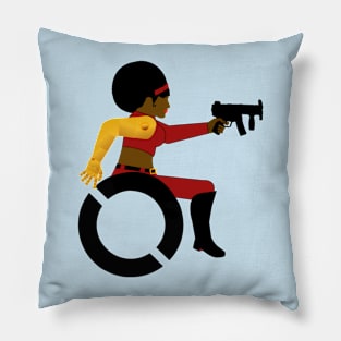 Rolling Misty Knight Pillow