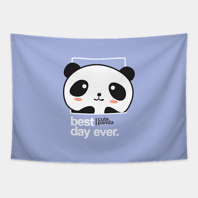 panda best day ever Tapestry by denufaw