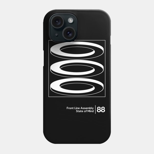 Front Line Assembly / Minimalist Graphic Artwork Phone Case by saudade
