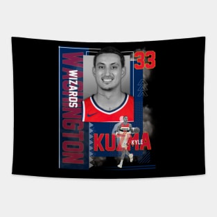 Washington Wizards Kyle Kuzma 33 Tapestry