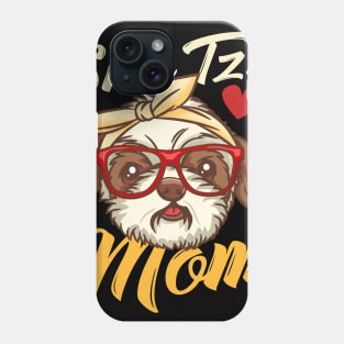 Shih Tzu Mom print for Women Dog Lover Gift Phone Case