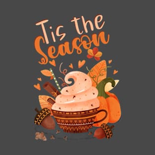 Tis The Season Autumn Fall Pumpkin T-Shirt