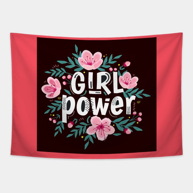 Girl Power Tapestry by Dress Wild