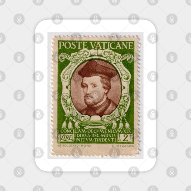 Vatican stamp Magnet by rogerstrawberry