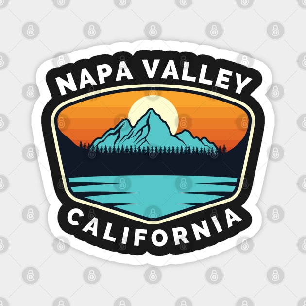 Napa Valley Ski Snowboard Mountain California Napa - Napa Valley California - Travel Magnet by Famgift