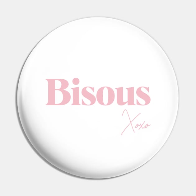 Bisous Xoxo Pin by Sublime Art