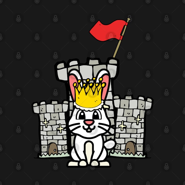 Cute Bunny is king of the castle by Pet Station