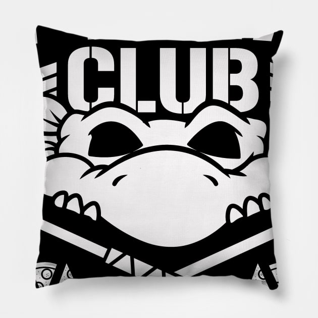 PizzaClub Pillow by NeverDieSam