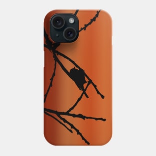 Tiny Verdin Silhouette On The Summer Sunset Phone Case