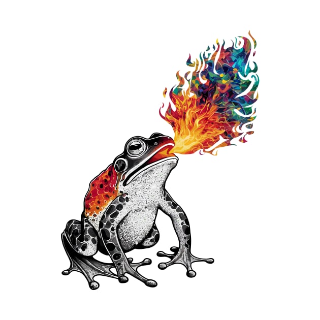 Fire Breathing Frog by Frogle