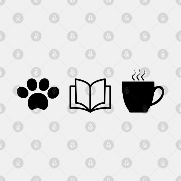 Dogs, Books and Coffee Cute Gift 2020 by Zen Cosmos Official