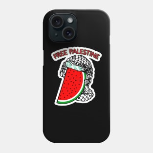 Watermelon Keffiyeh - Half Wrap - Free Palestine - Back Phone Case