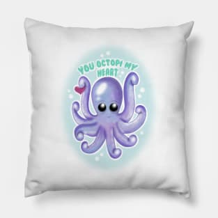 You octopi my heart Pillow