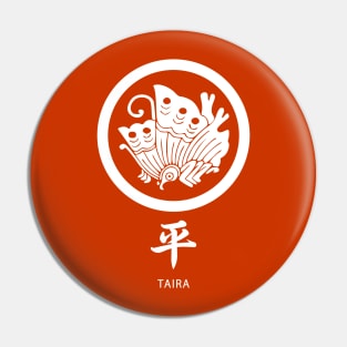 Taira Clan kamon with text Pin