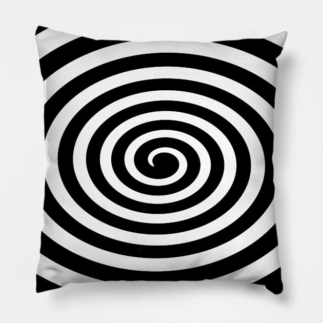 Twisty Whirly Pillow by ProfessorJayTee