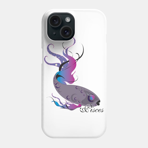 Starlight Pisces Phone Case by The Cuban Witch