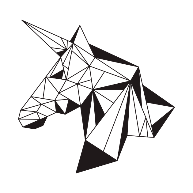 Unicorn geometric by Yeroma