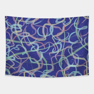 Colorful spirits purpleback Tapestry