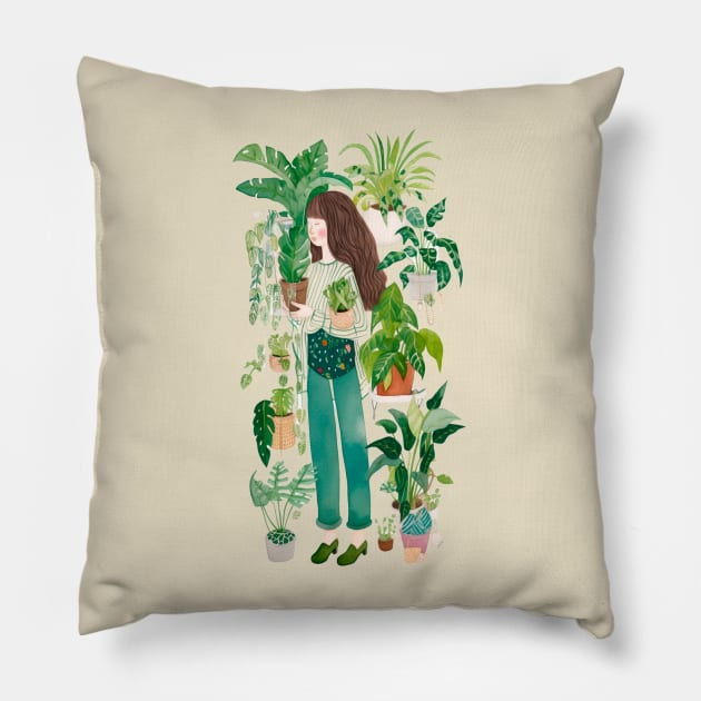 Plant Whisperer Pillow by Genuine Vintage