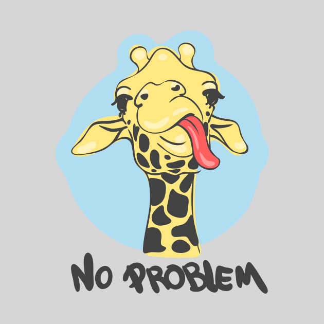 No problem derpy giraffe by Bonky