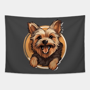 Happy Yorkshire Terrier Tapestry