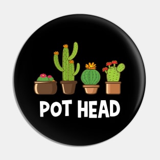 Pot Head Cactus Gift Pin