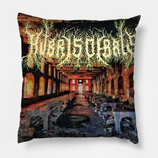 Hubris Debris Ruins Pillow