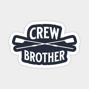 Crew Rowing Brother Sculling Vintage Crossed Oars Magnet