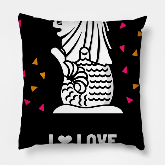 Love Singapore Pillow by zvdesigns