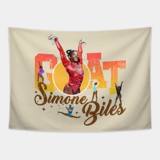 Goat Simone Biles Tapestry