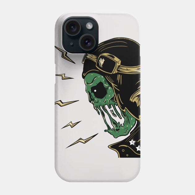 Skull patriot Phone Case by Dayone