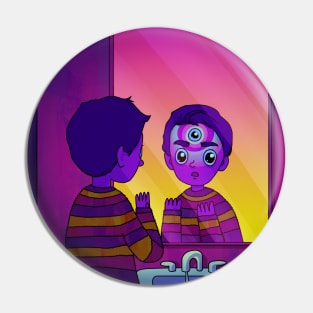 Psychedelic Boy 1 Pin