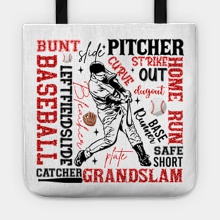 Baseball Team, Baseball Lover, Glitter Baseball Mom, Baseball Mama Tote