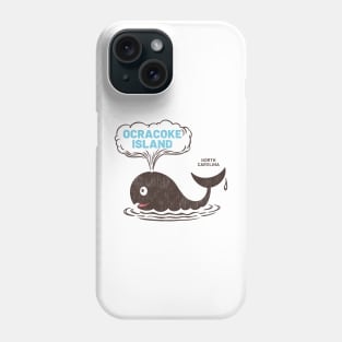 Ocracoke Island, NC Summertime Vacationing Whale Spout Phone Case