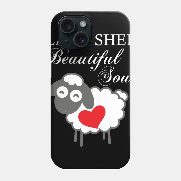 Black Sheep Beautiful Soul Phone Case by clothed_in_kindness