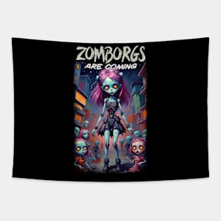 Zomborgs are Coming Tapestry