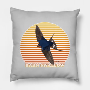 Barn Swallow Bird Watching Birding Ornithologist Gift Pillow