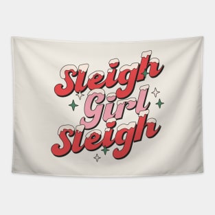 Sleigh Girl Sleigh Tapestry