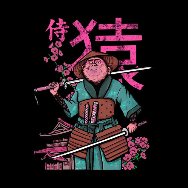 Samurai Monkey by primate