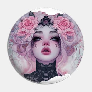 Pink Rose Queen Pin