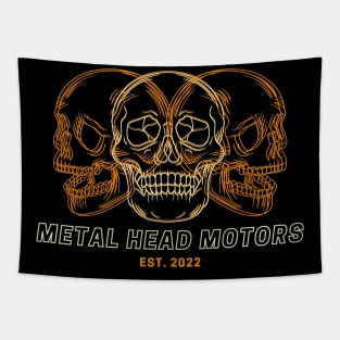 Metal Head Motors - Shaken Skull Tapestry