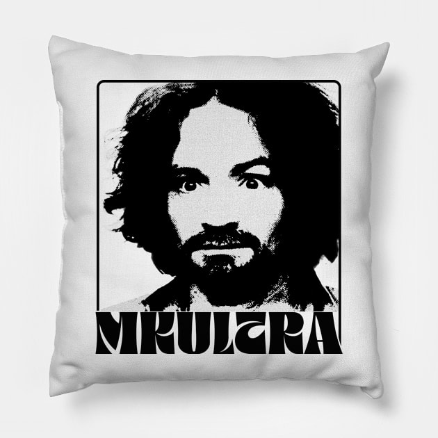 MKULTRA x CHARLES MANSON Pillow by SBSTN