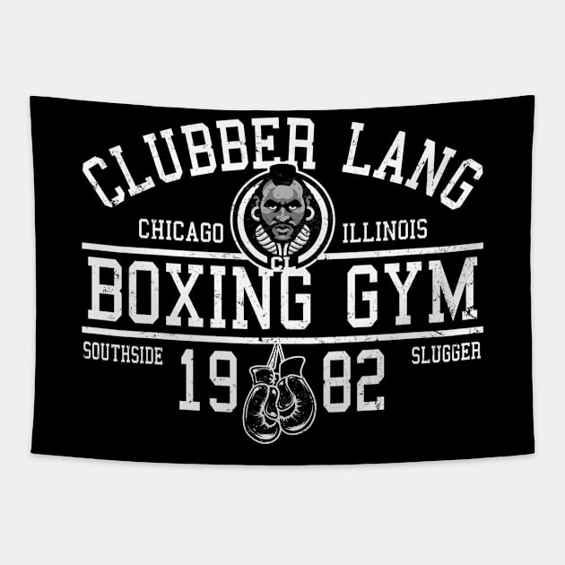 Clubber Lang Boxing Gym South Side Slugger Tapestry by Alema Art