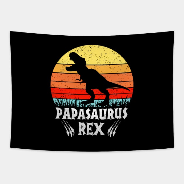 PAPASAURUS Tapestry by AMOS_STUDIO