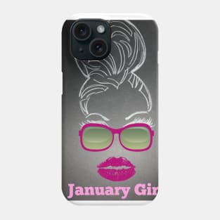 January Birthday Phone Case