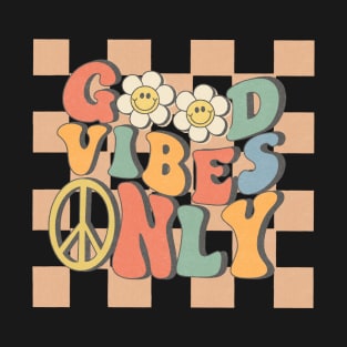 Retro Good Vibes Only T-Shirt