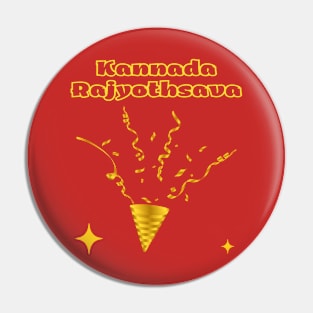 Indian Festivals - Kannada Rajyothsava Pin