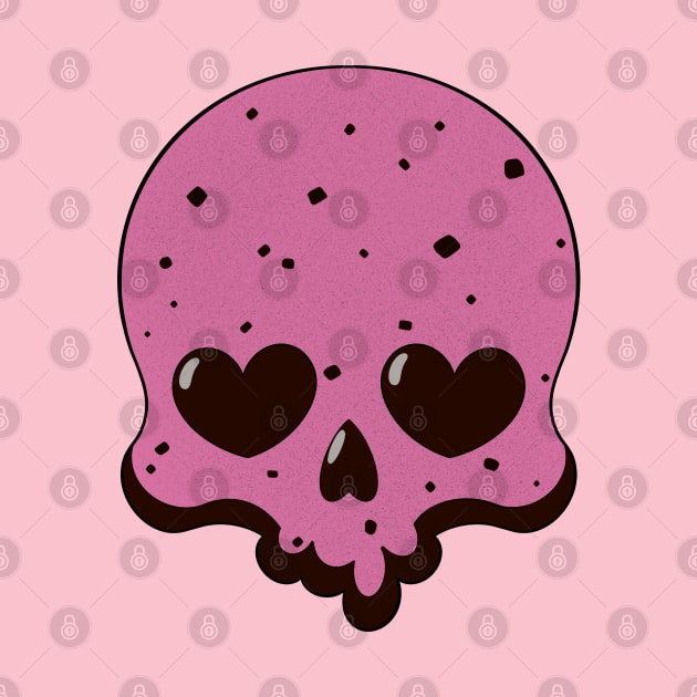 Skulls in the Dessert- Raspberry Chocolate Chip by Meowlentine