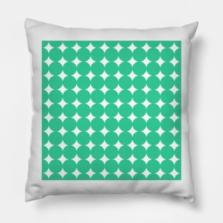 Retro Circles and Diamonds Pillow