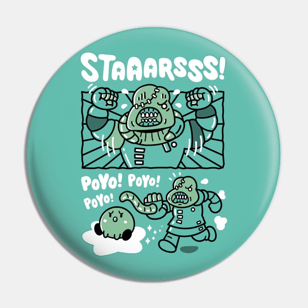 STAAARRRS - Green Pin by demonigote